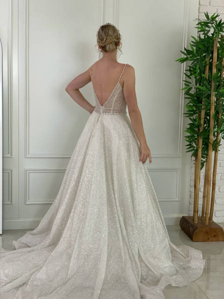 SUN - IŞILTILI HELEN FORM GELİNLİK