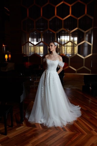 LEDA- ROMANTİK KOL DETAYLI HELEN FORM