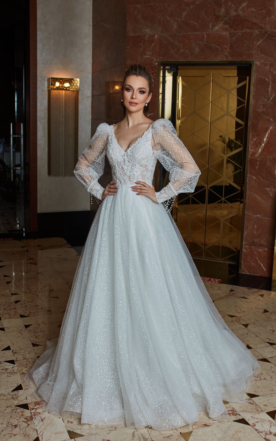 GRACE- UZUN KOL DETAYLI HELEN FORM