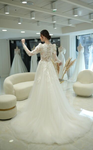 DEMETER- UZUN KOL DETAYLI HELEN FORM