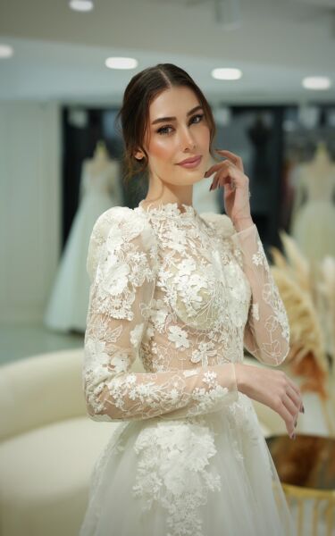 DEMETER- UZUN KOL DETAYLI HELEN FORM