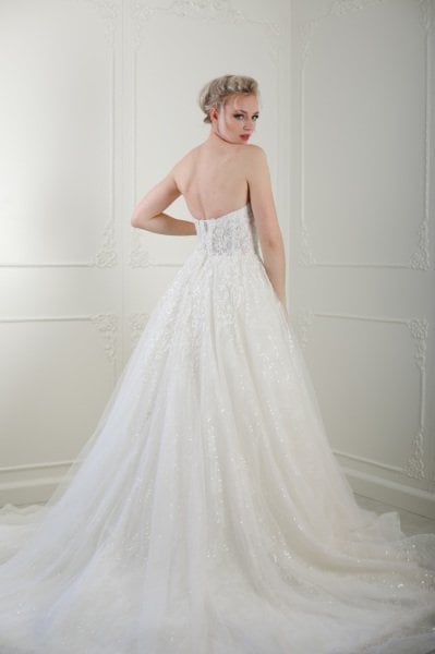 STRAPLEZ M YAKA HELEN GELİNLİK